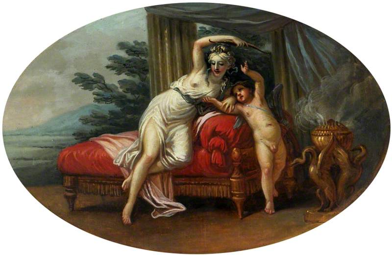 Venus And Cupid — Antonio Zucchi