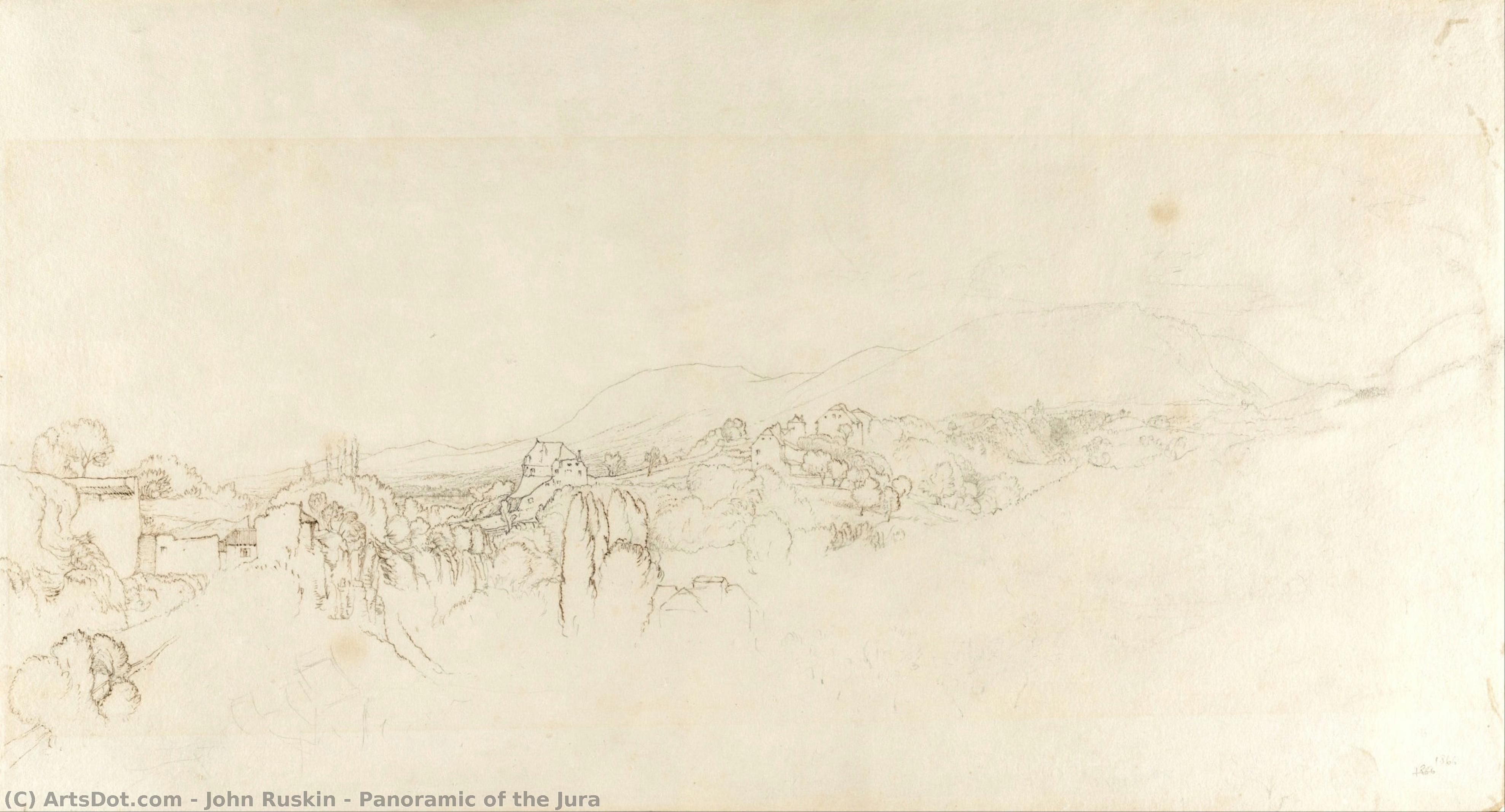 Panoramic Of The Jura — John Ruskin