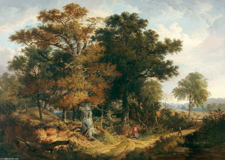 Water Lane, Autumn — John Berney Ladbrooke