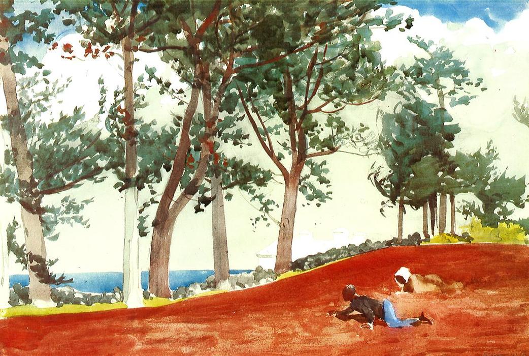 House And Trees — Winslow Homer