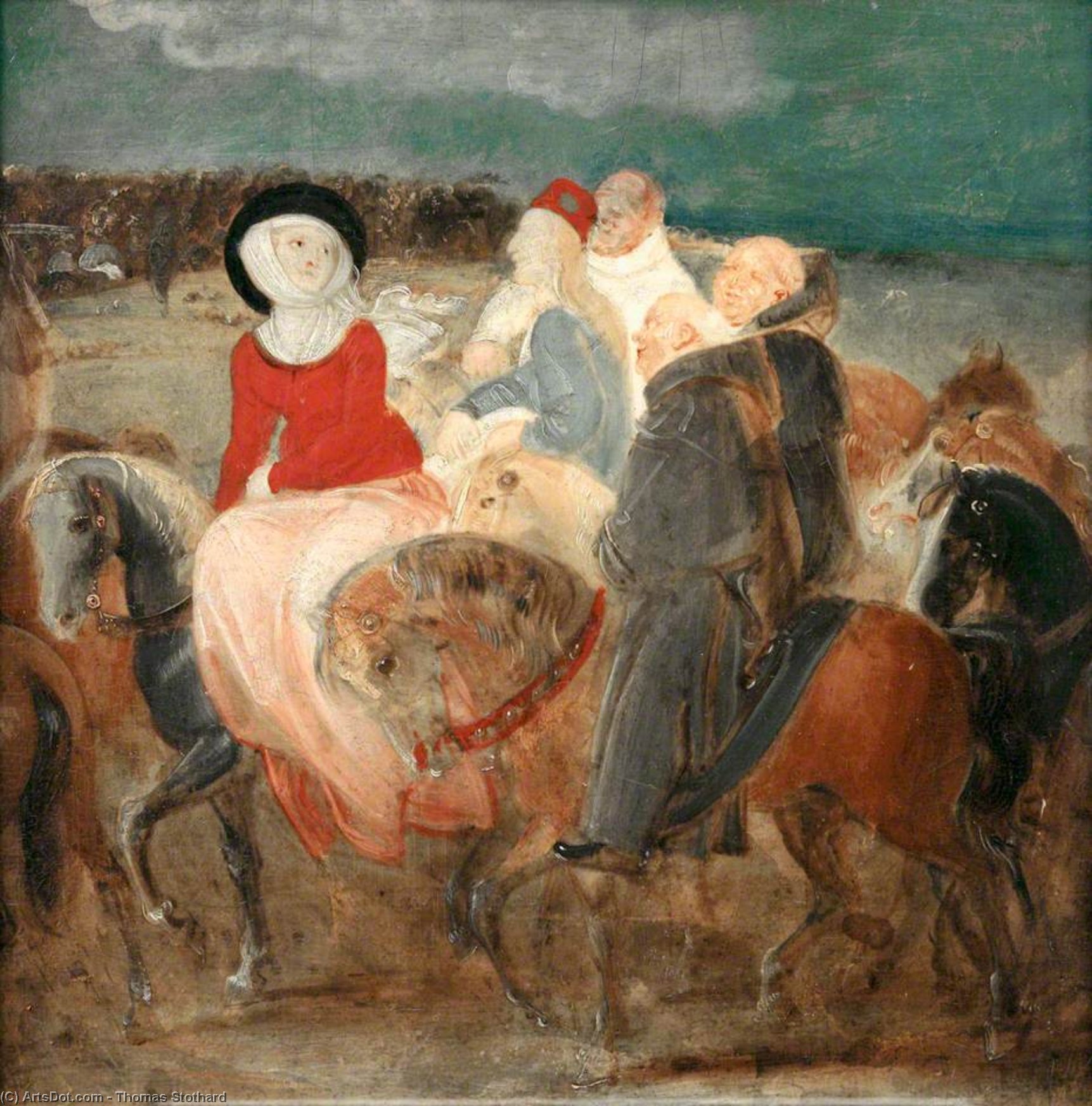 The Pilgrimage To Canterbury — Thomas Stothard