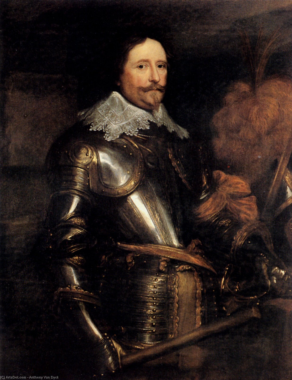 Porträt Von Friedrich Heinrich — Sir Anthony Van Dyck
