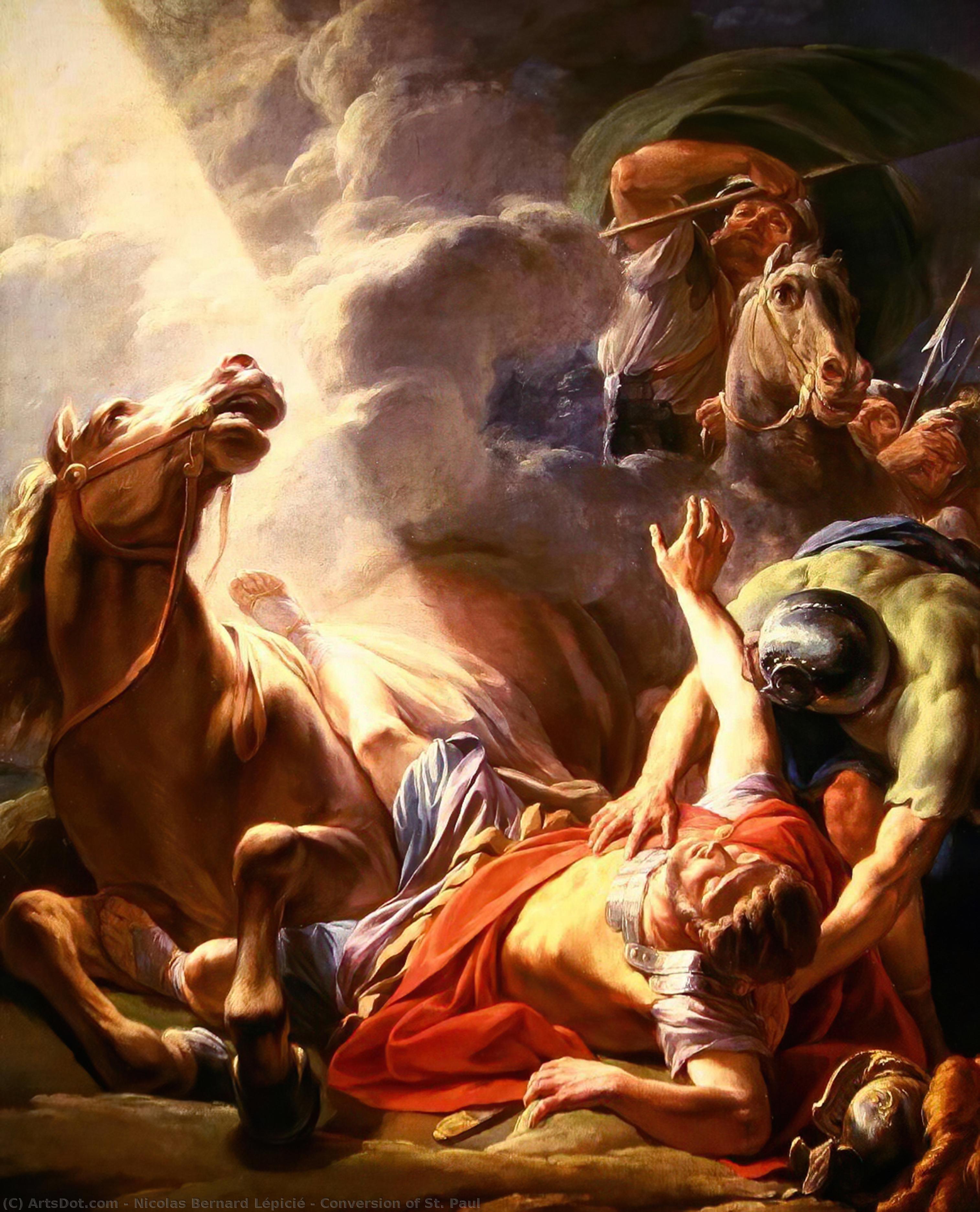 Conversion Of St. Paul — Nicolas Bernard Lépicié