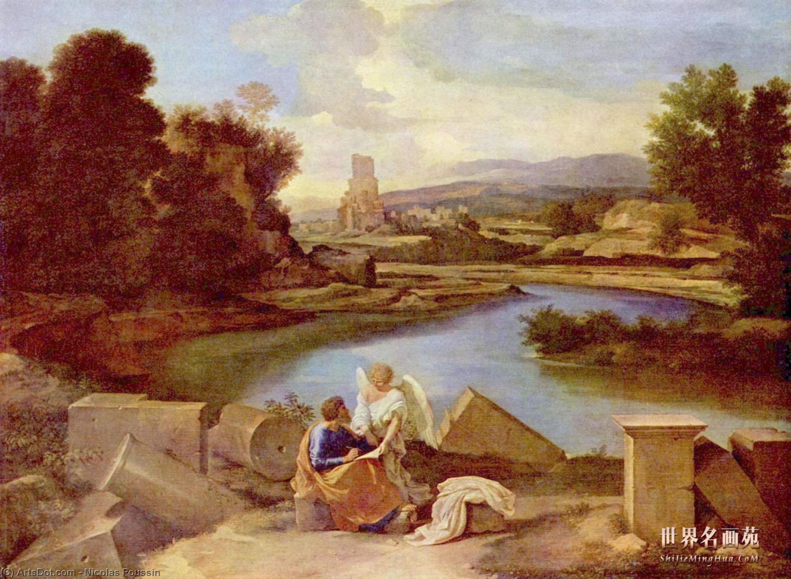 Landscape With St Matthew And The Angel — Nicolas Poussin