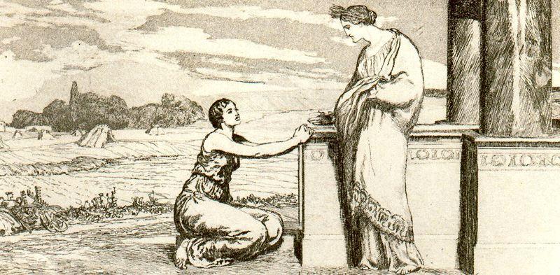 Psyche And Ceres — Max Klinger