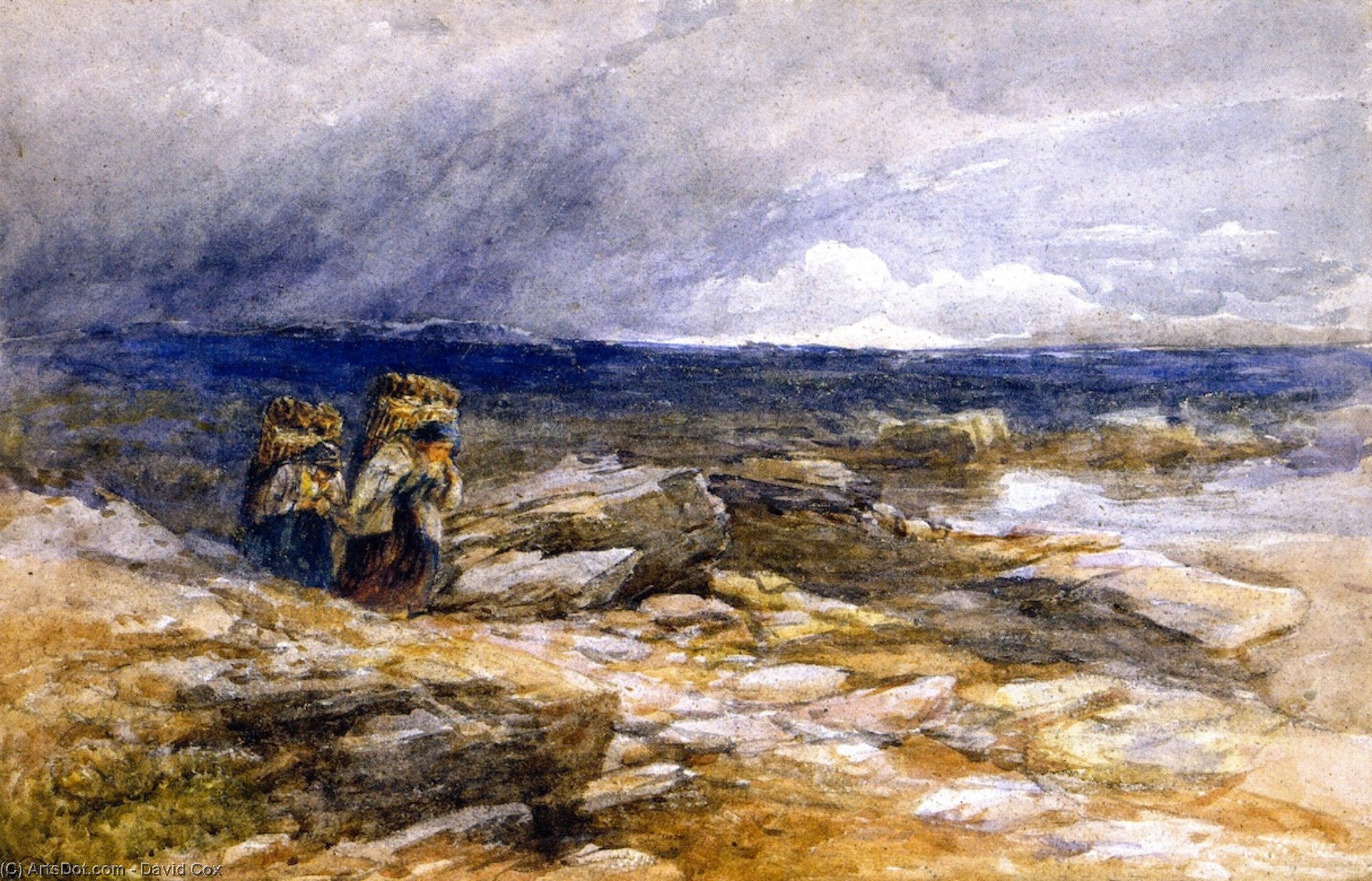 Peat Gatherers — David Cox