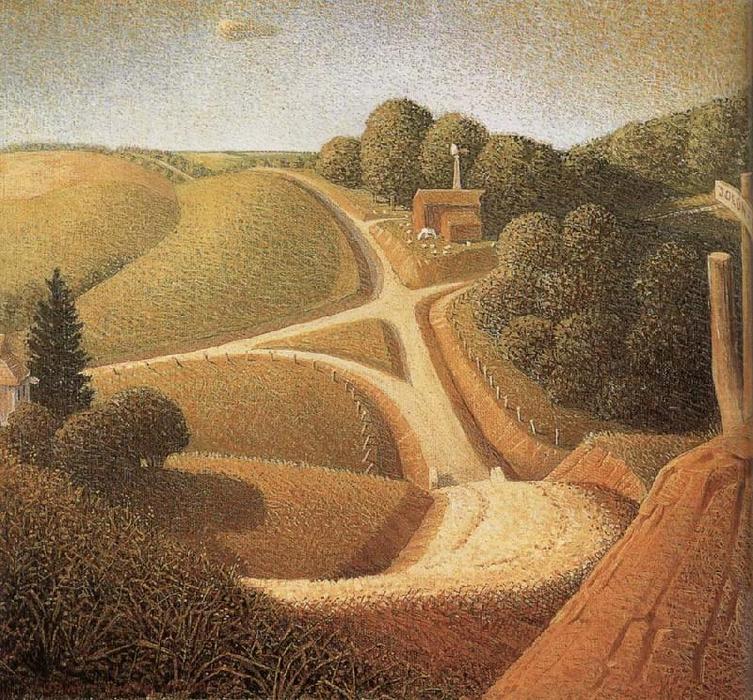 New Road — Grant Wood