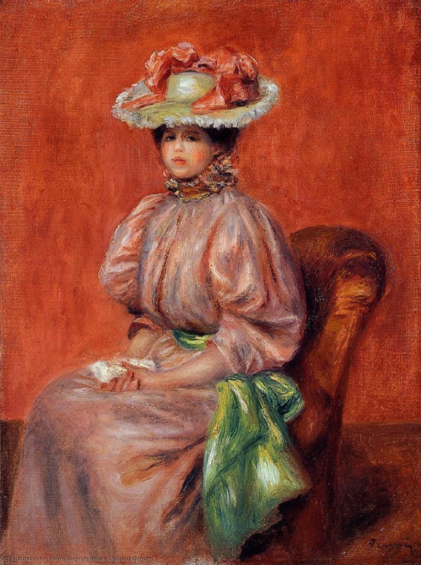 Seated Woman — Pierre-auguste Renoir