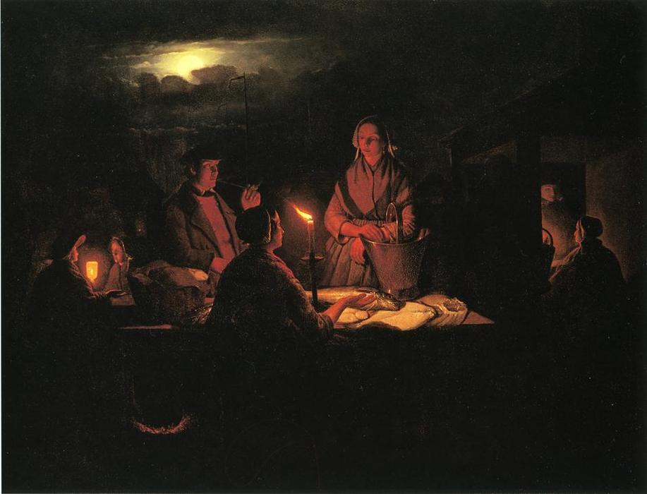 The Night Market — Petrus Van Schendel