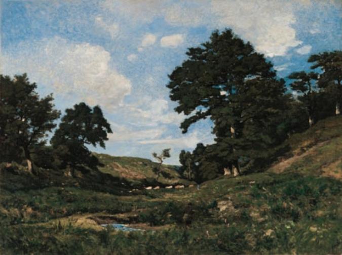 Landscape With Cattle Grazing — Henri-joseph Harpignies
