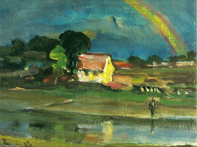 Sugovica-detail With A Rainbow — János Tornyai