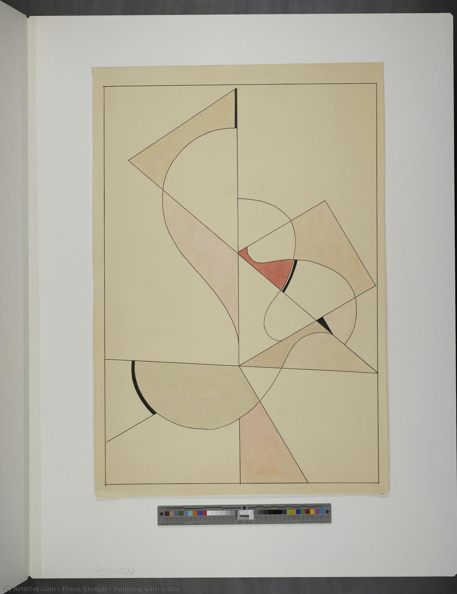 Painting With Violin — Franz Ehrlich