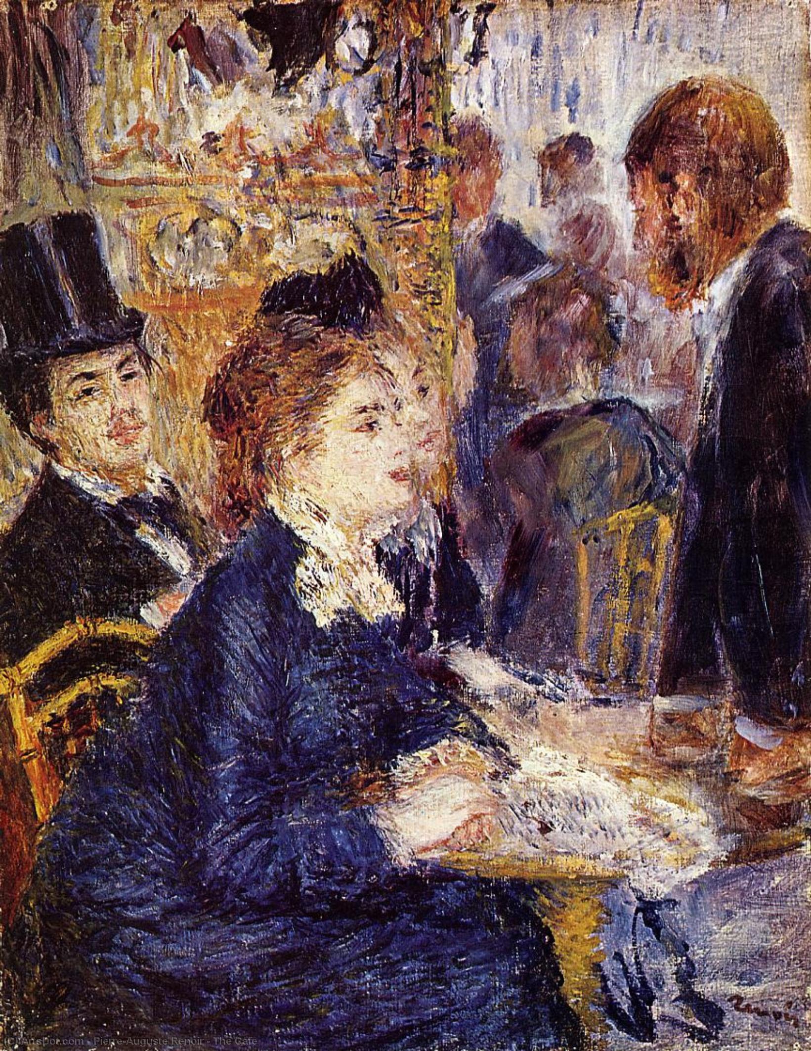 The Cafe — Pierre-auguste Renoir