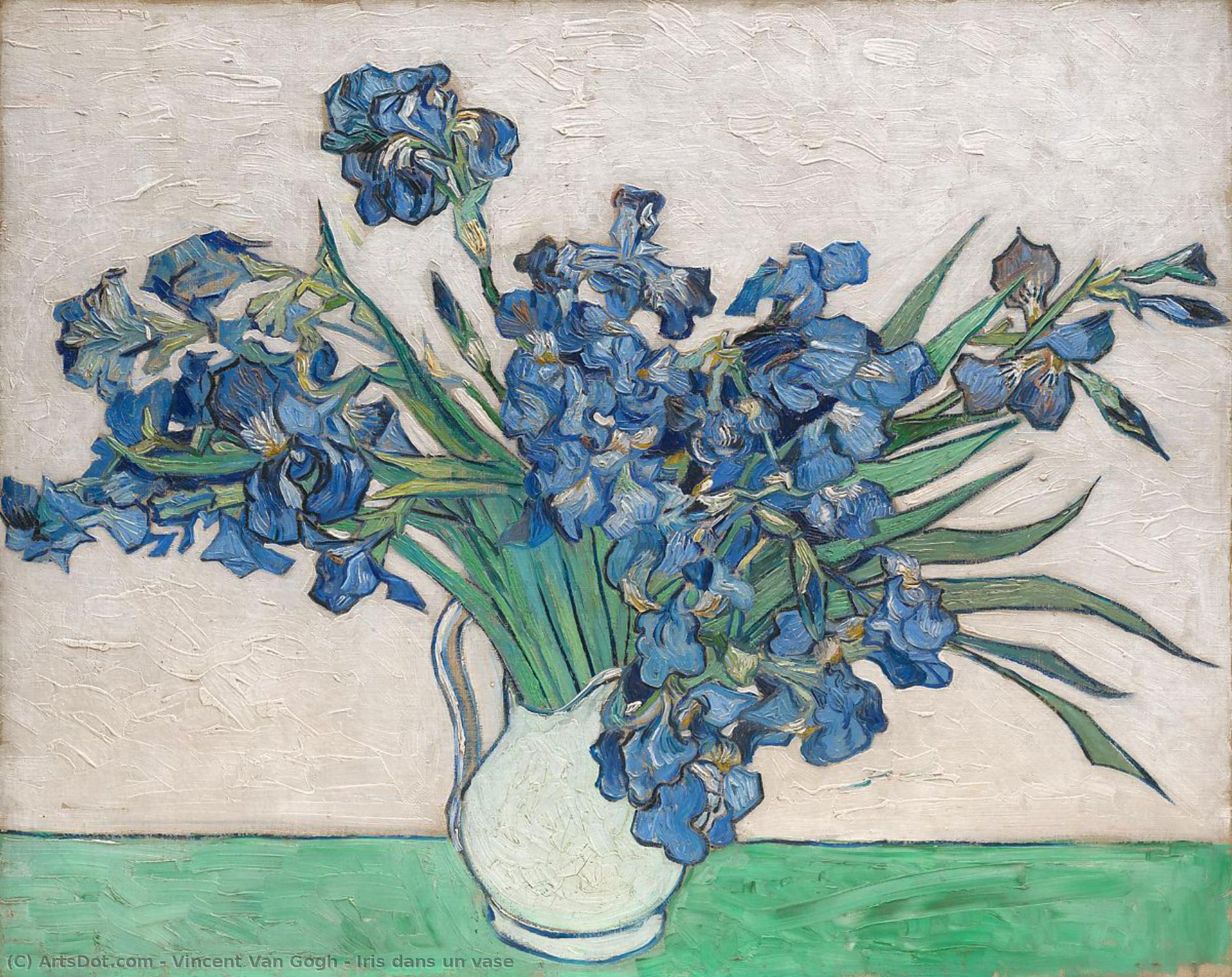 Iris Dans Un Vase — Vincent Willem Van Gogh