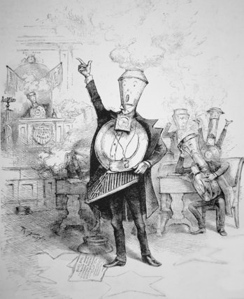 The Senatorial Round-house — Thomas Nast