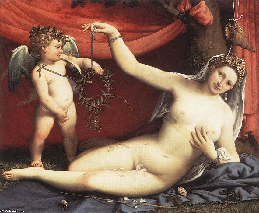 Venus And Cupid — Lorenzo Lotto