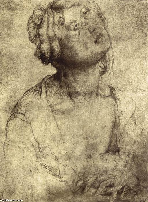 Woman With Open Robe — Matthias Grünewald