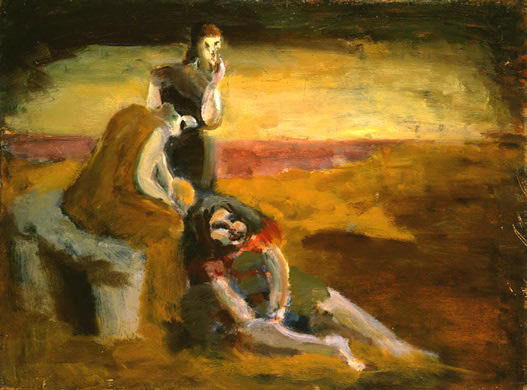 Untitled (three Girls In A Landscape) — Mark Rothko