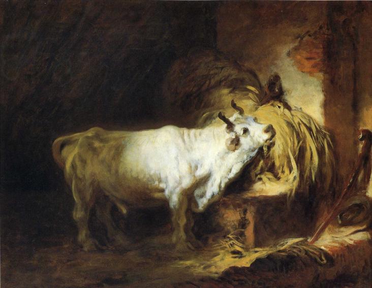 The White Bull — Jean-honoré Fragonard
