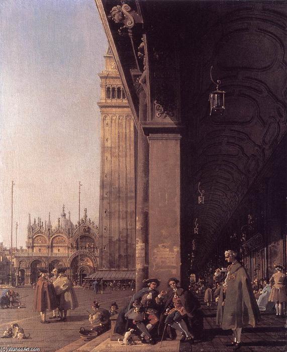 Piazza San Marco: Looking East From The South West Corner — Canaletto