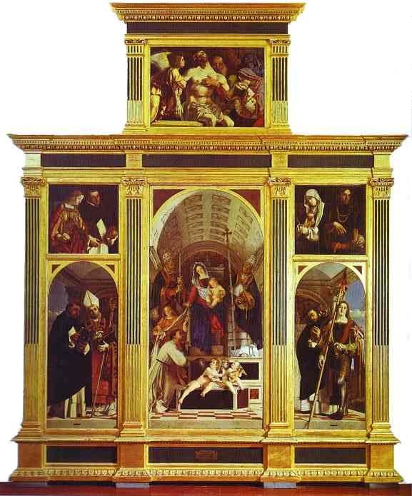 St. Dominic Polyptych — Lorenzo Lotto