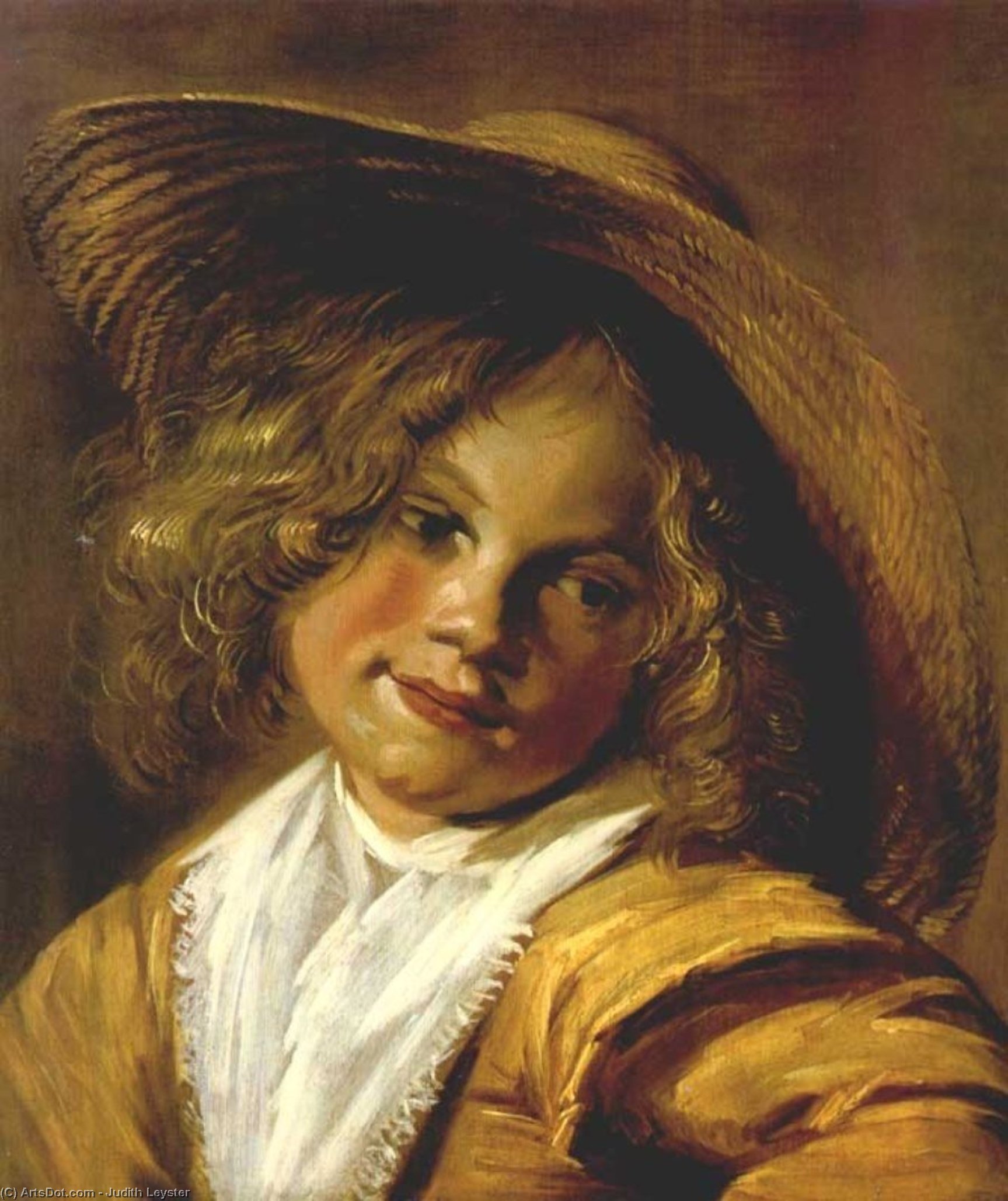 Girl With A Straw Hat — Judith Jans Leyster