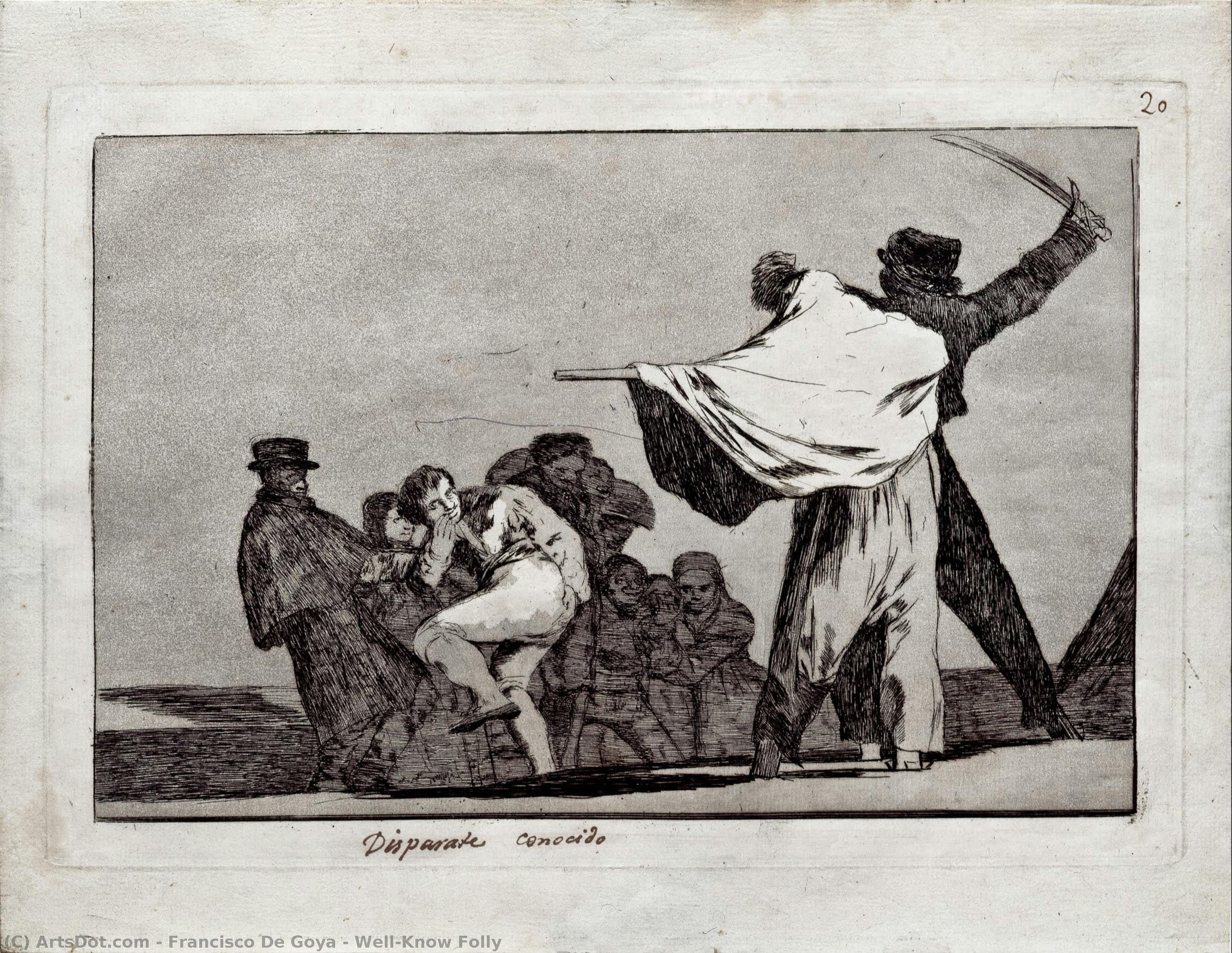 Well-know Folly — Francisco José De Goya Y Lucientes