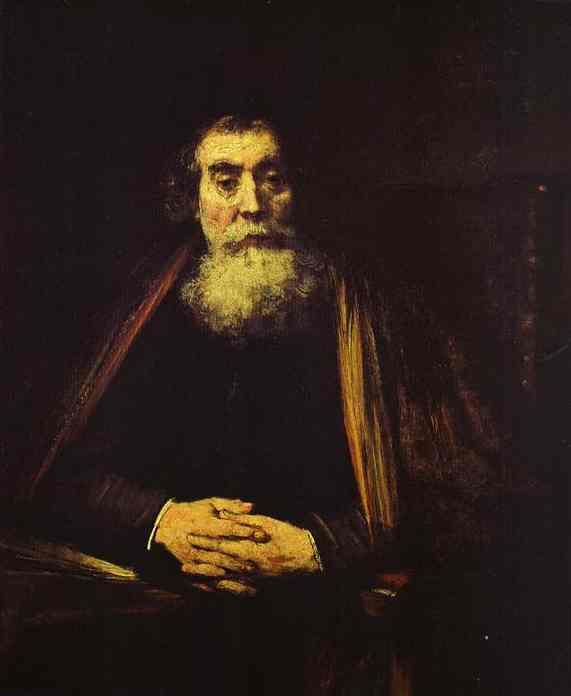 Portrait Of An Old Man (the Rabbi) — Rembrandt Van Rijn