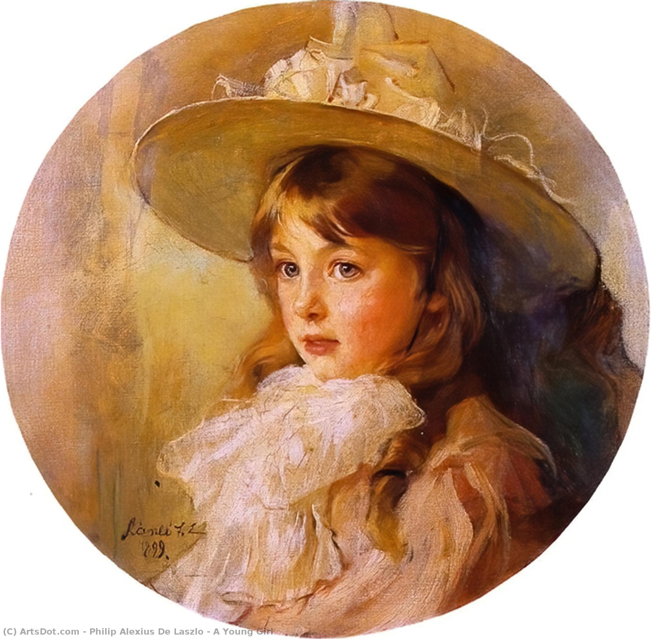 A Young Girl — Philip Alexius De László