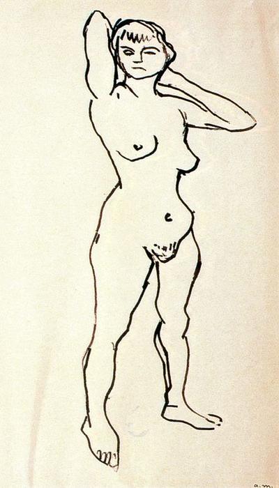Desnudo De Pie — Albert Marquet