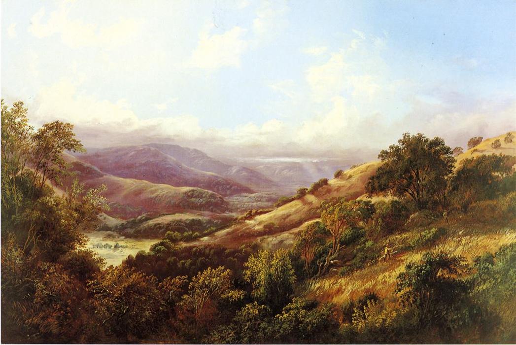 San Anselmo Valley Near San Rafael — William Keith