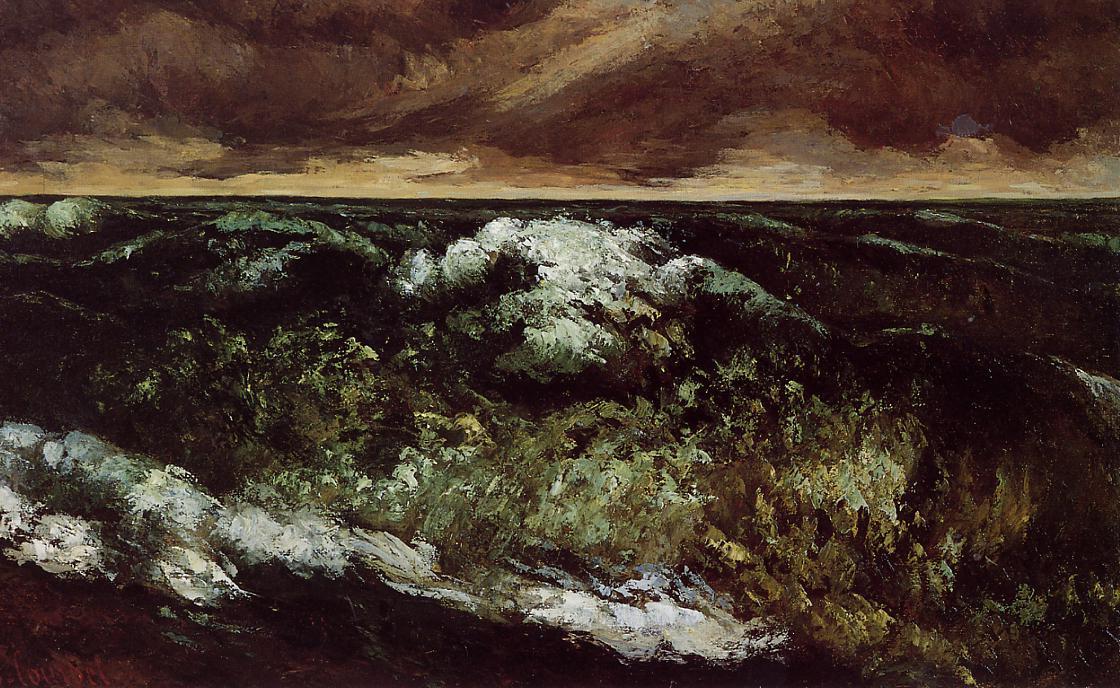 The Angry Sea — Gustave Courbet