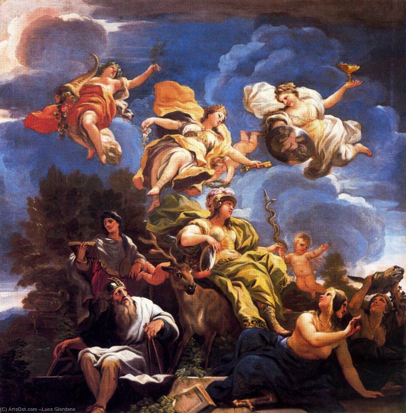 Allegory Of Prudence — Luca Giordano
