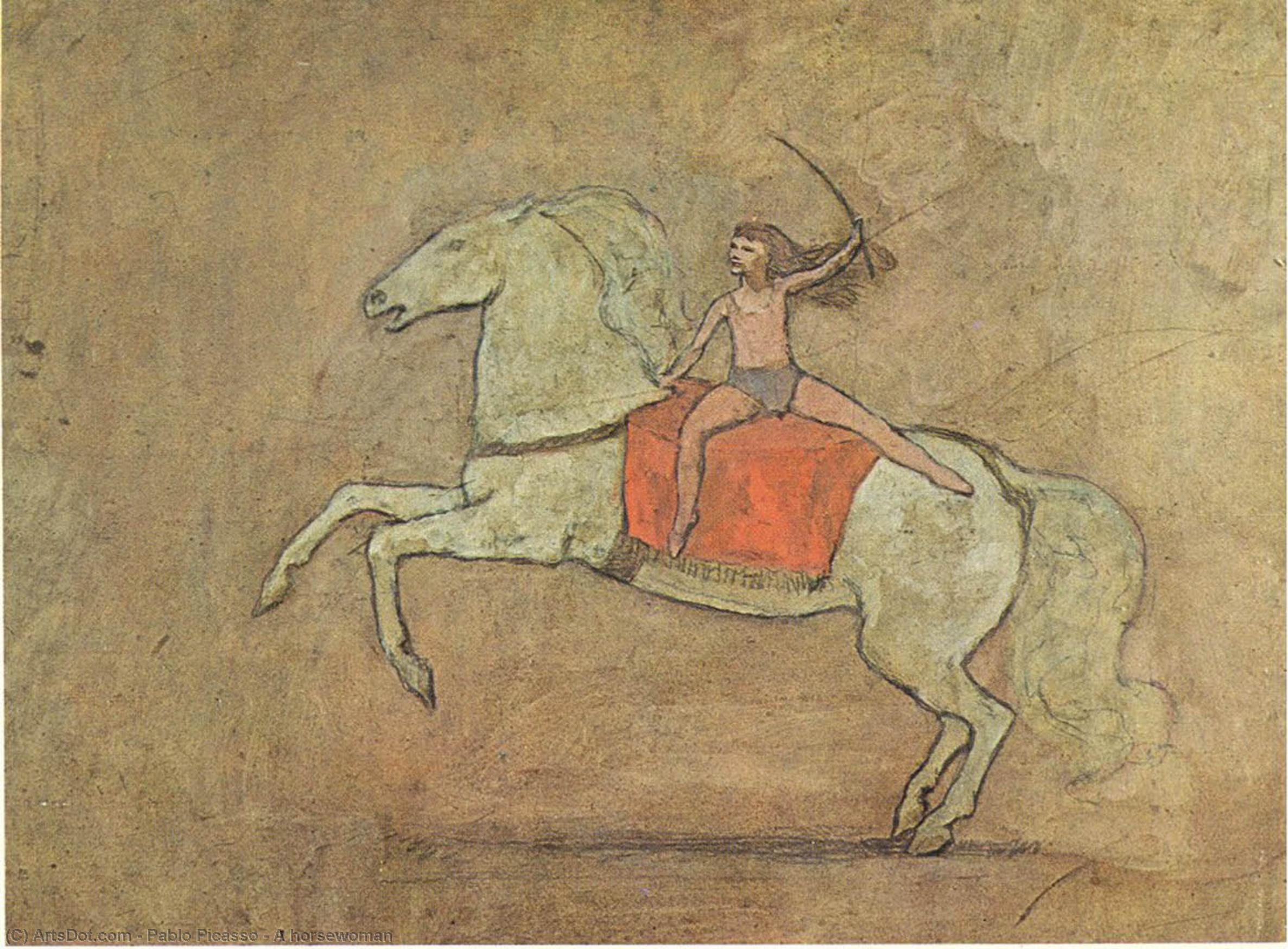 A Horsewoman — Pablo Picasso