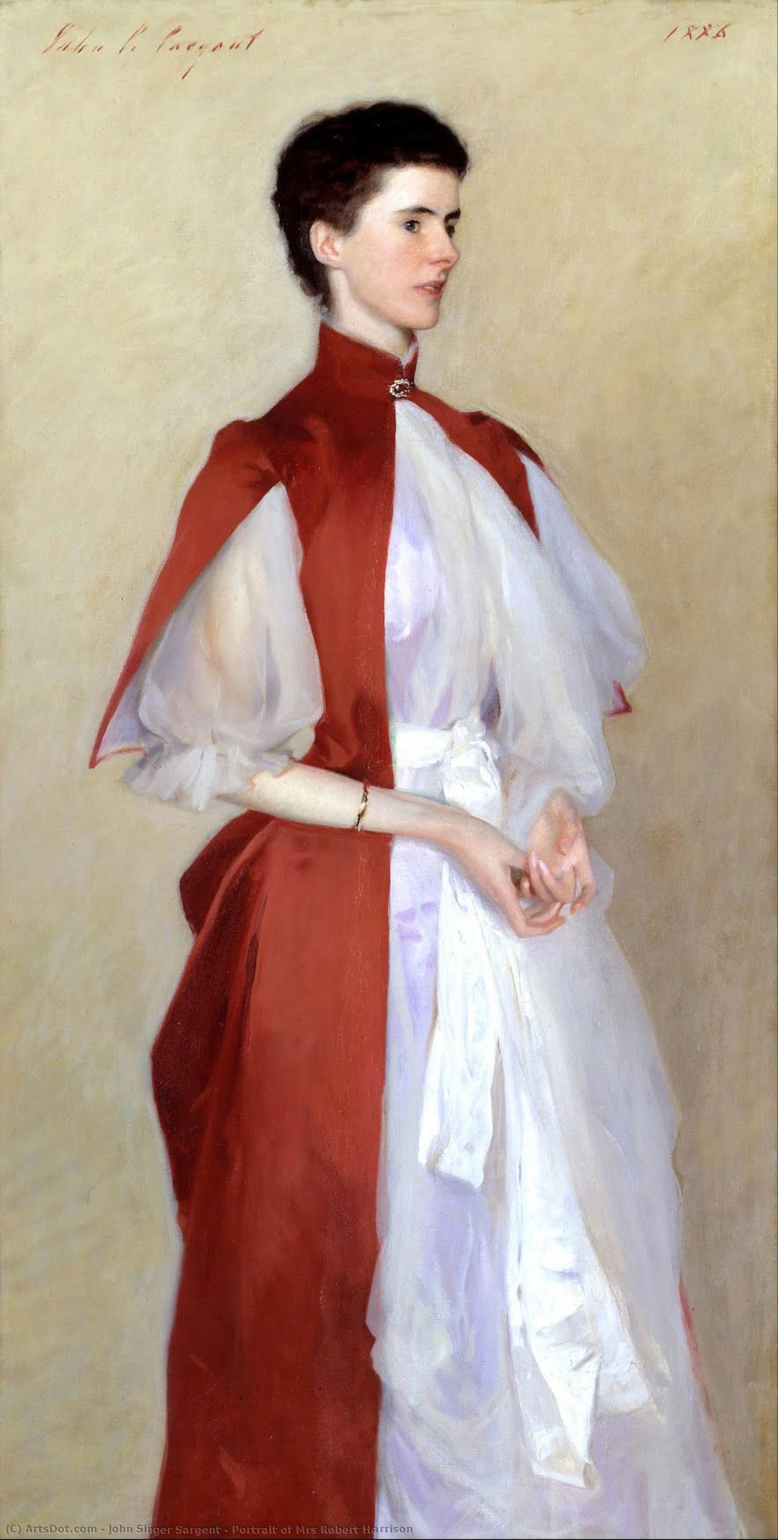 Portrait Of Mrs Robert Harrison — John Singer Sargent