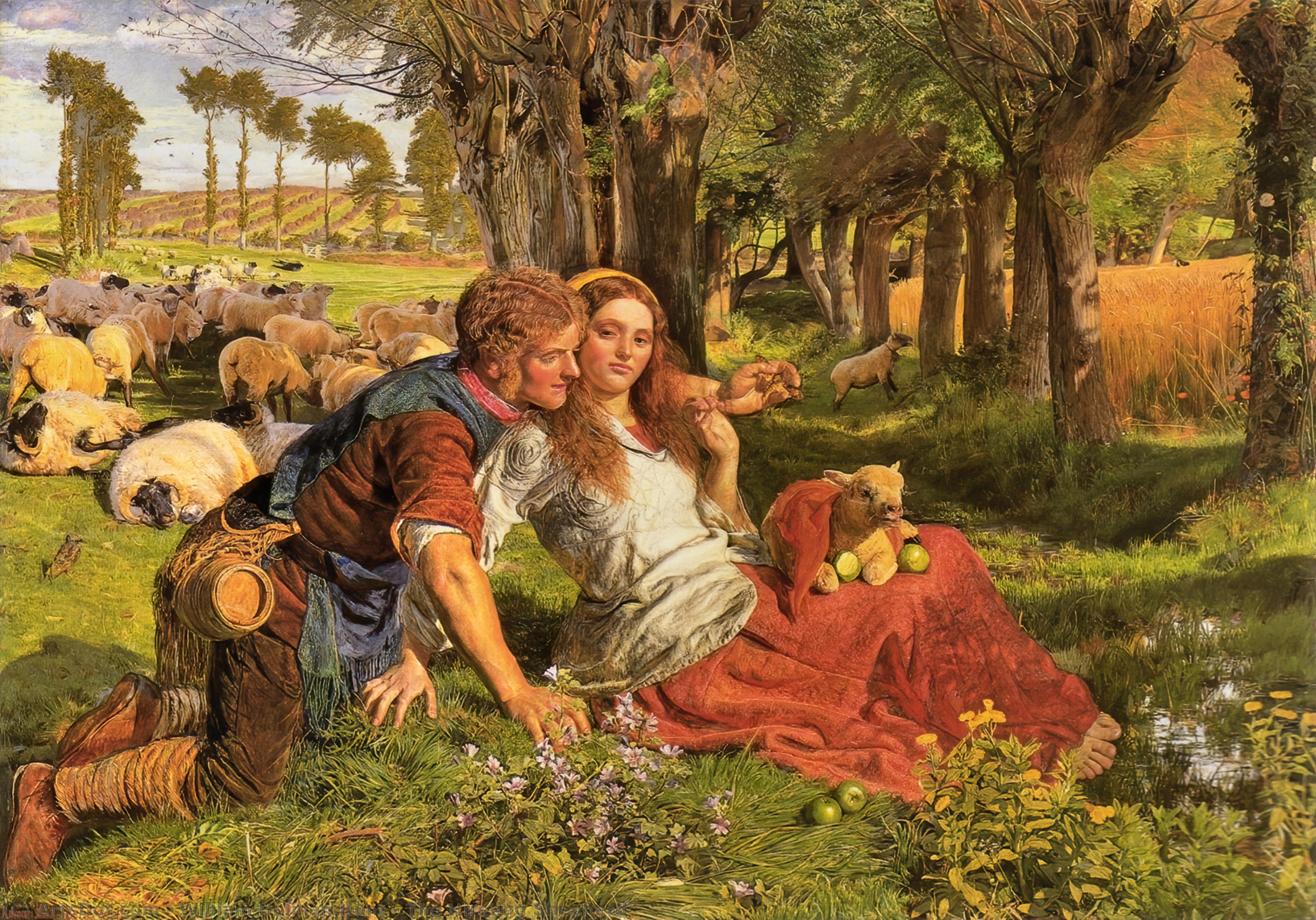 The Hireling Shepherd — William Holman Hunt