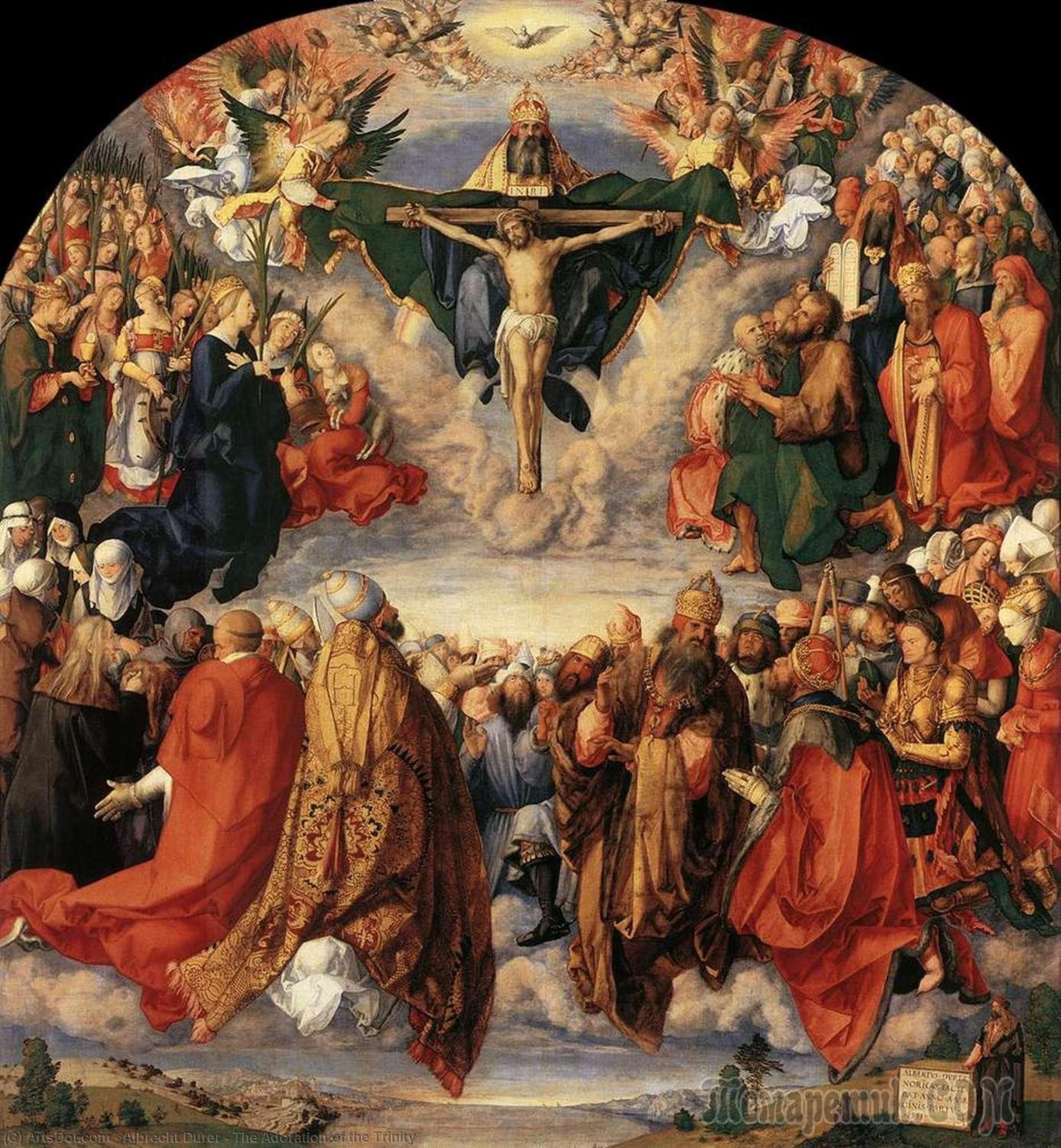 The Adoration Of The Trinity — Albrecht Dürer