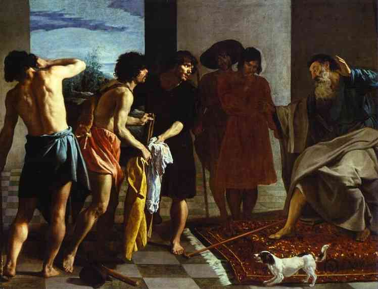Joseph's Bloody Coat Brought To Jacob — Diego Velázquez
