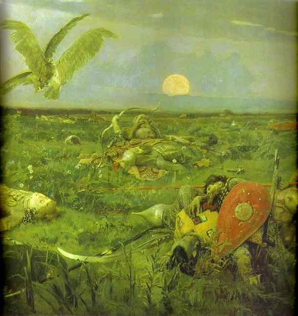 After Prince Igor's Battle With The Polovtsy. Detail — Victor Vasnetsov