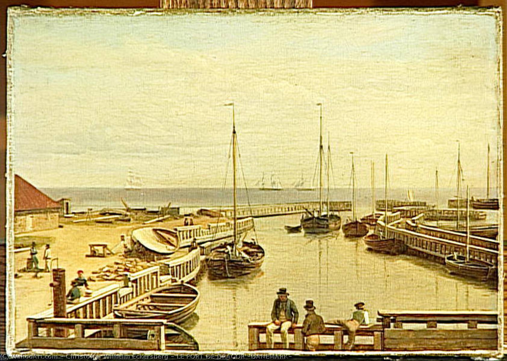 Le Port De Dragor (danemark) — Christoffer Wilhelm Eckersberg