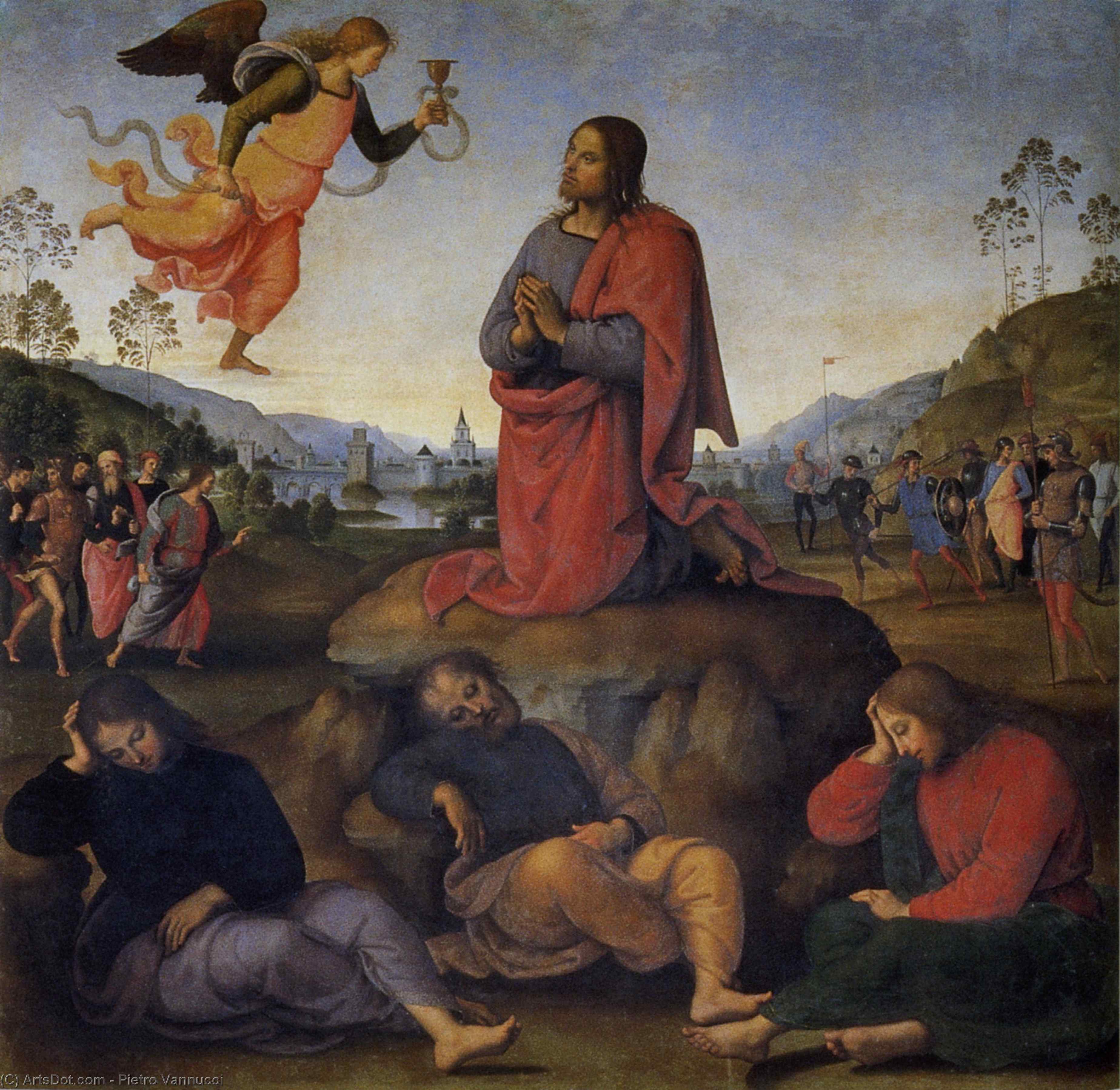 Praying For A Cup — Vannucci Pietro (le Perugin)