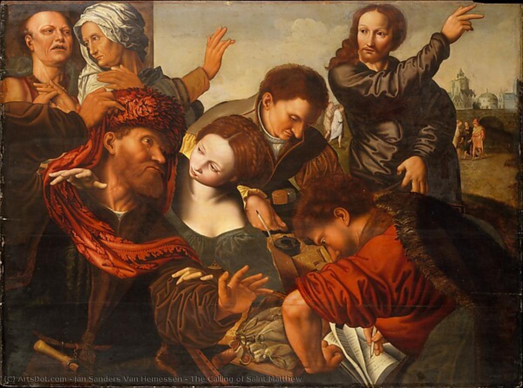 The Calling Of Saint Matthew — Jan Sanders Van Hemessen