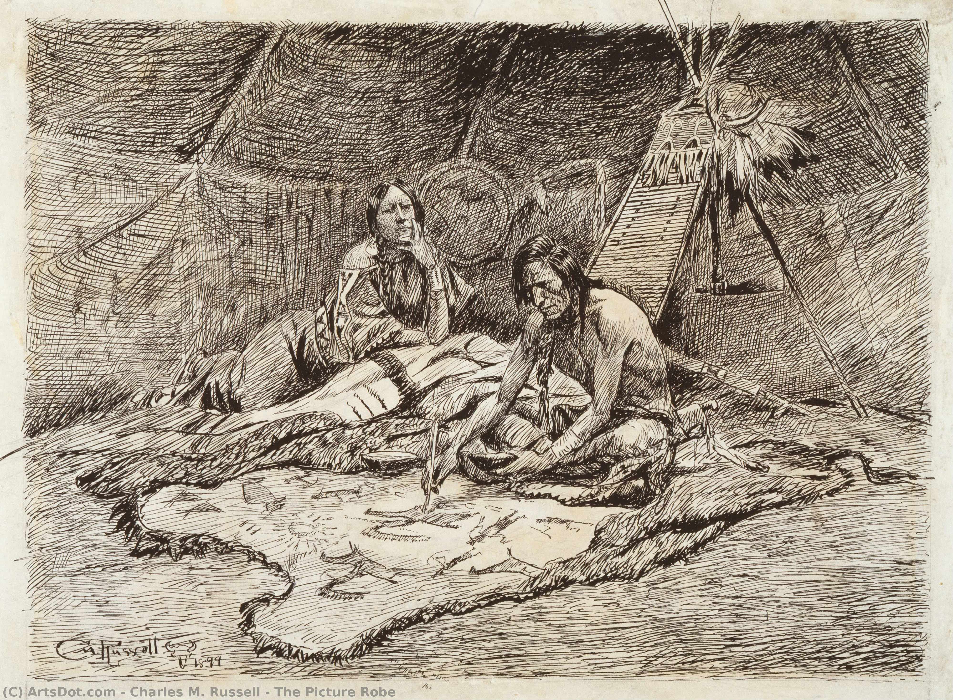 The Picture Robe — Charles Marion Russell