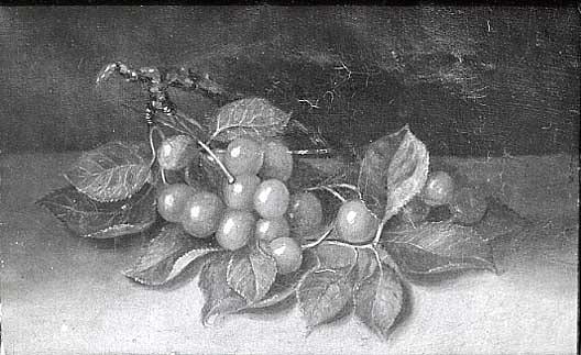 Cherries On Table Top, (painting) — Mary Jane Peale