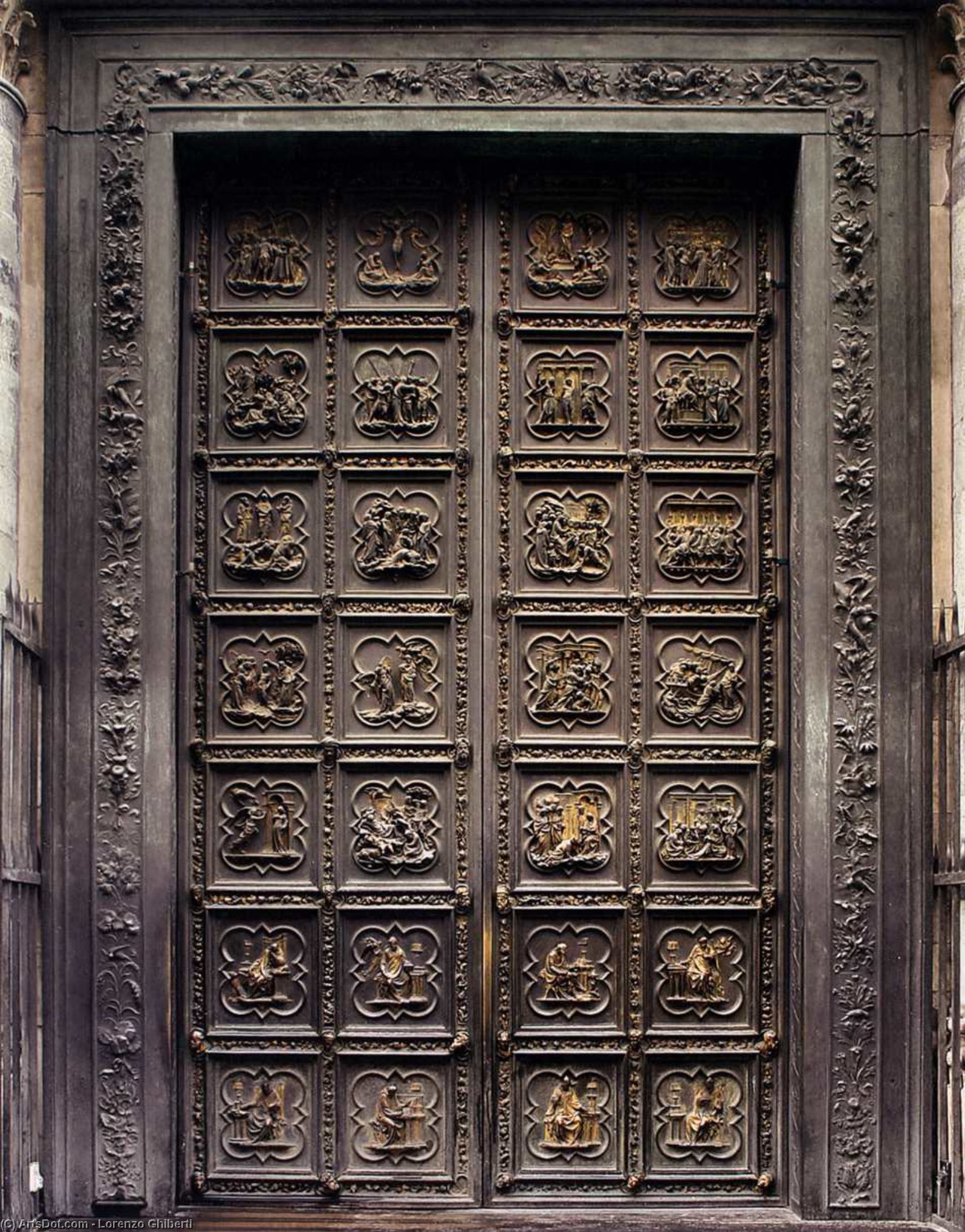 North Doors (life Of Christ) — Lorenzo Ghiberti