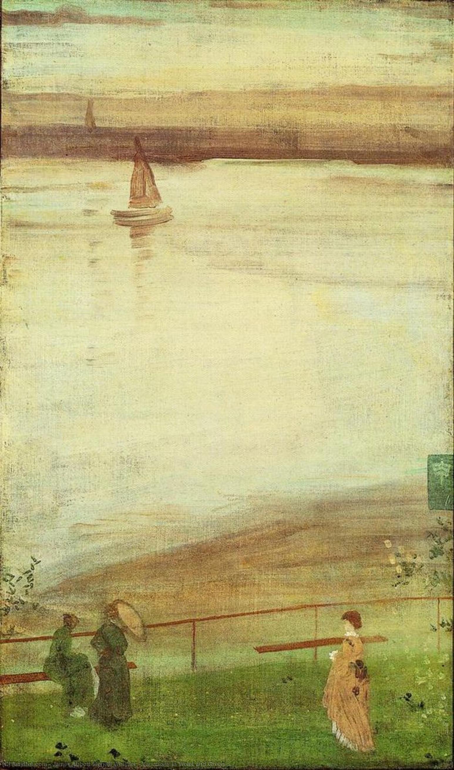 Variations In Violet And Green — James Abbott Mcneill Whistler
