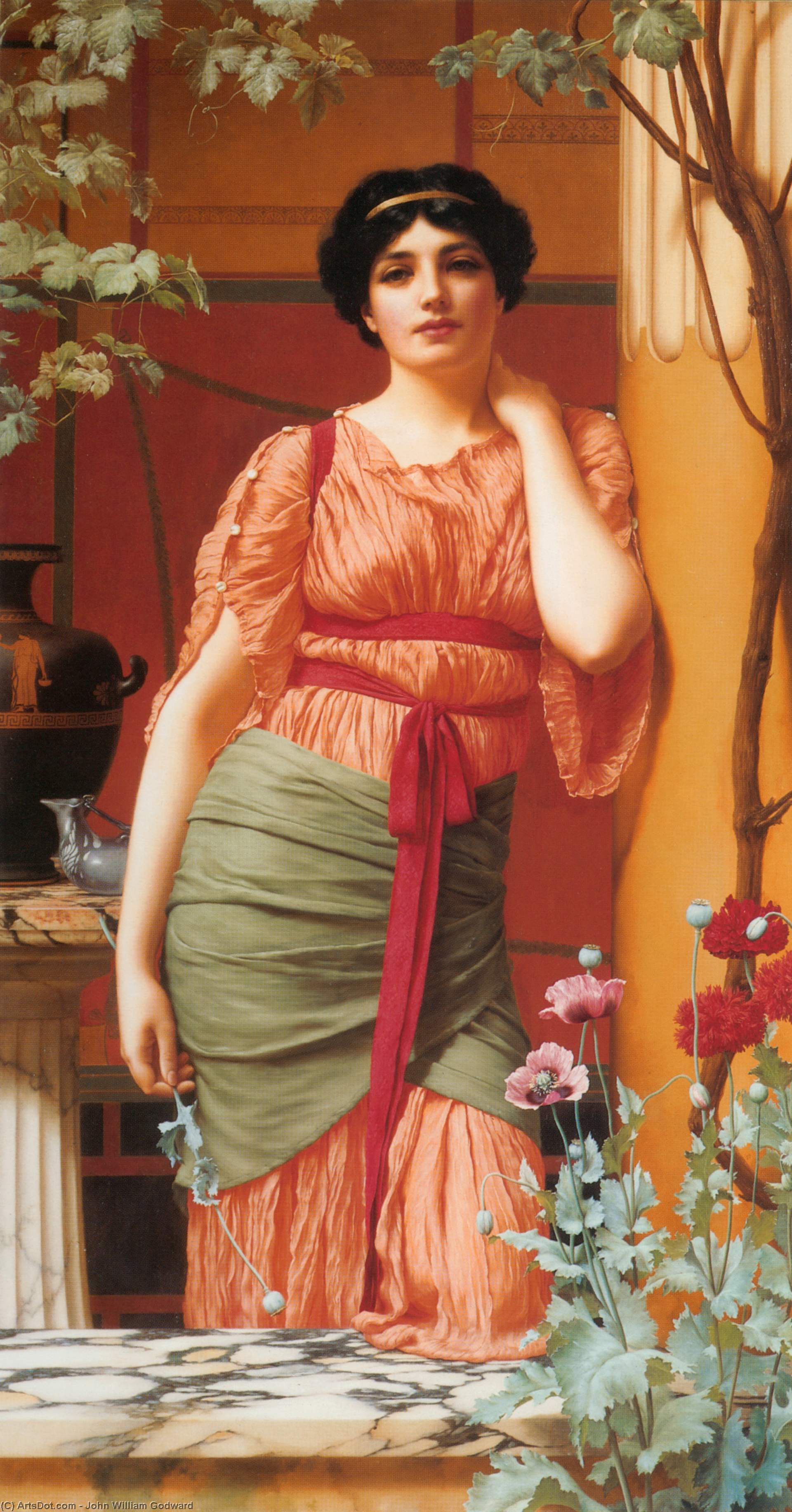 Nerissa — R.b.a John William Godward