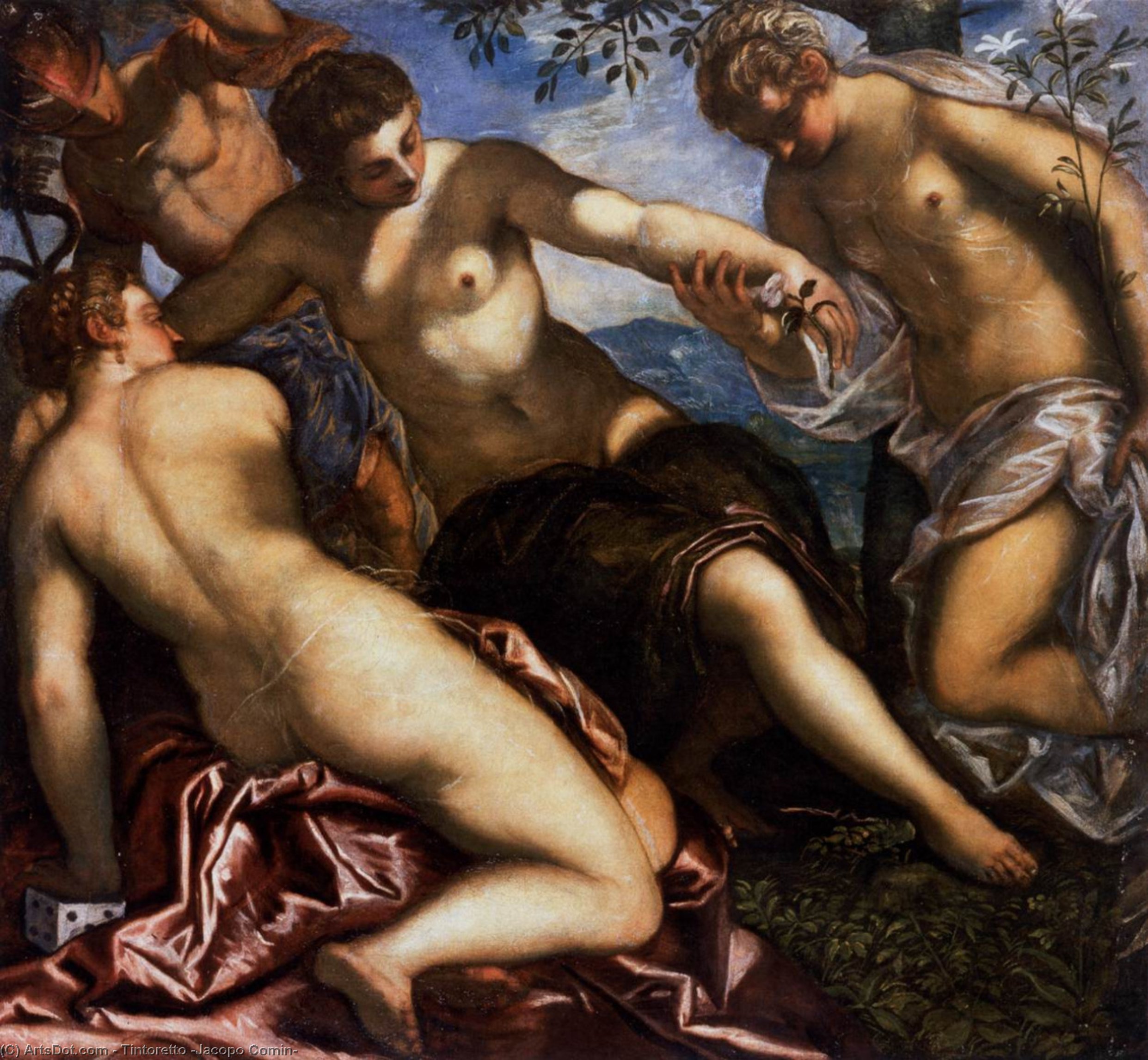 Mercury And The Graces — Jacopo Tintoretto