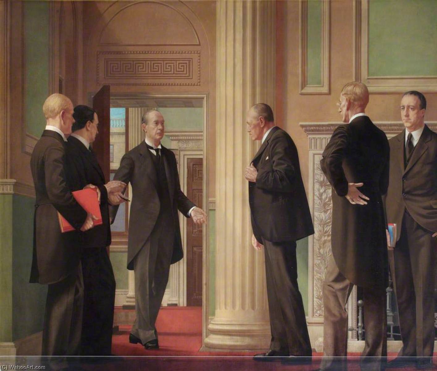 A Director Announcing Bank Rate — Walter Thomas Monnington