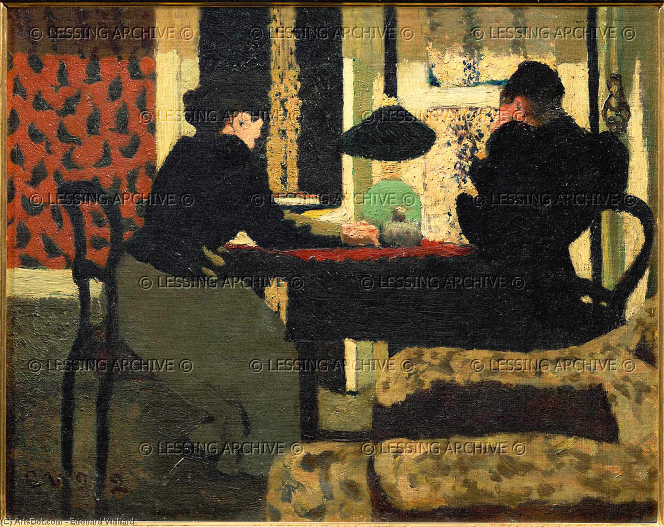 In The Lamplight — Jean-édouard Vuillard